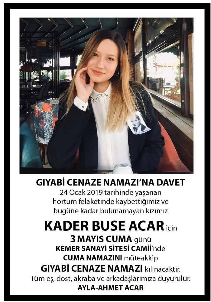 Kayıp Buse İçin En Acı Davet