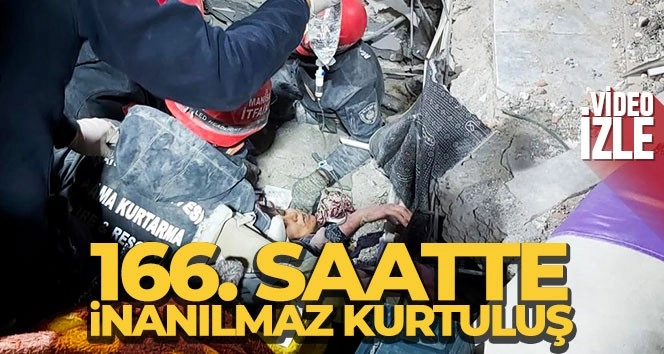 Besni’de 166'ncı saatte inanılmaz kurtuluş