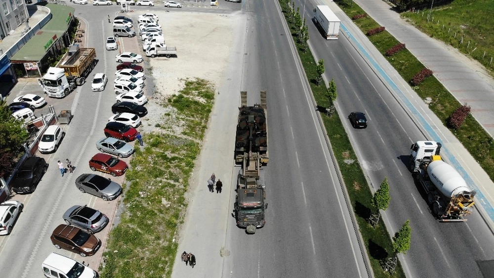 Idef 2019 Fuarı Sonrası Askeri Araçların Dönüş Yolculuğu Görüntülendi