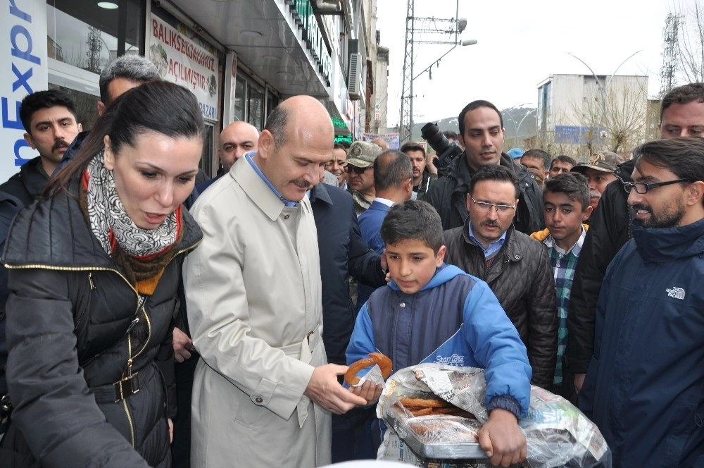 Bakan Soyludan Esnaf Ziyareti