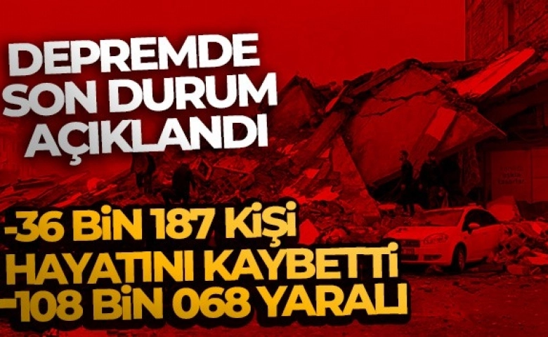 CAN KAYBI 36 BİN 187, ÖLÜMLER ARTIYOR