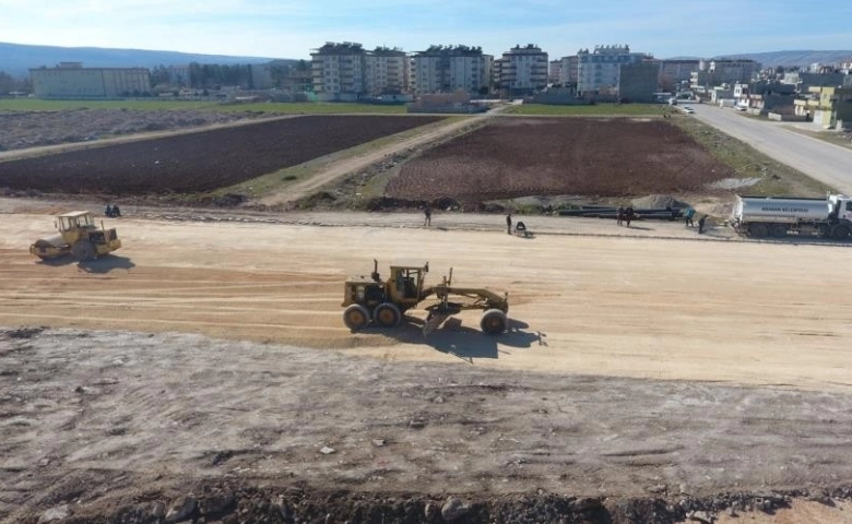 Araban Belediyesi Hasarlı evler için çadır alanı çalışmalarını başlattı