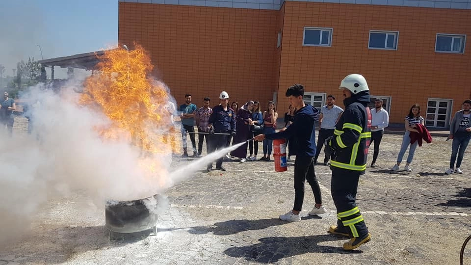 Öğrencilere Yangın Eğitimi