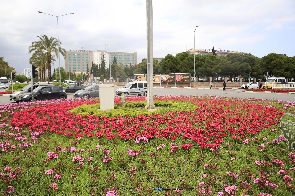 Antalya Caddeleri Renkleniyor