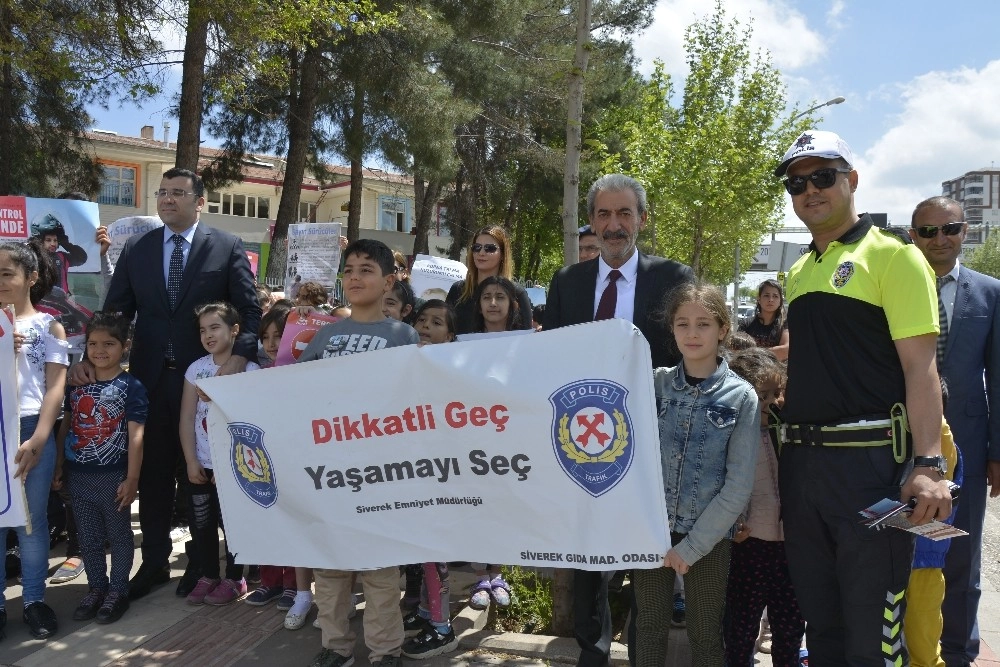 Siverekte Trafik Haftasında ‘Öncelik Yayanın Etkinliği