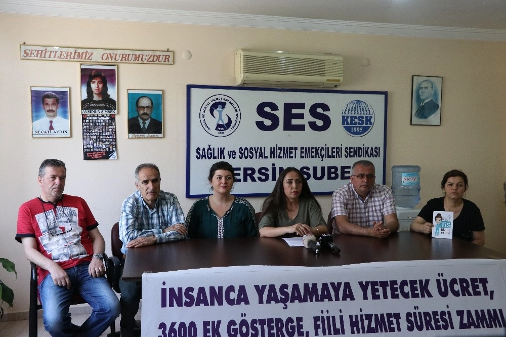 Ebe Ve Hemşireler Taleplerini Dile Getirdi