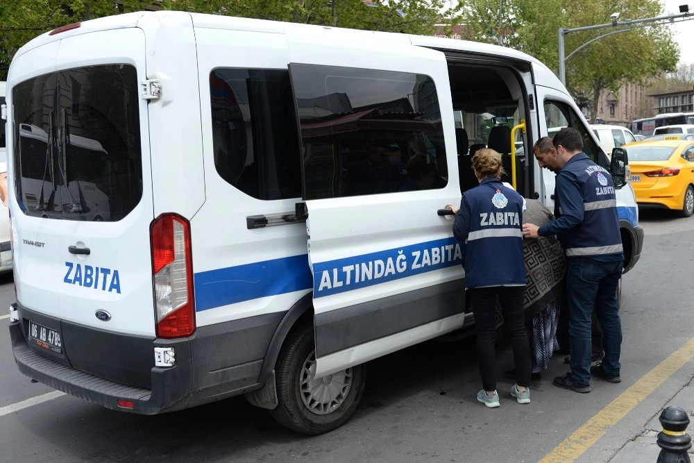 Altındağ Belediyesinden Dilencilere Denetim