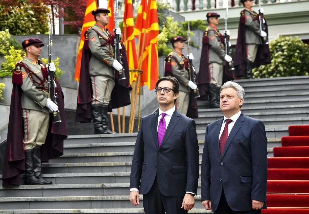 Kuzey Makedonyanın Yeni Cumhurbaşkanı Pendarovski Görevi Teslim Aldı