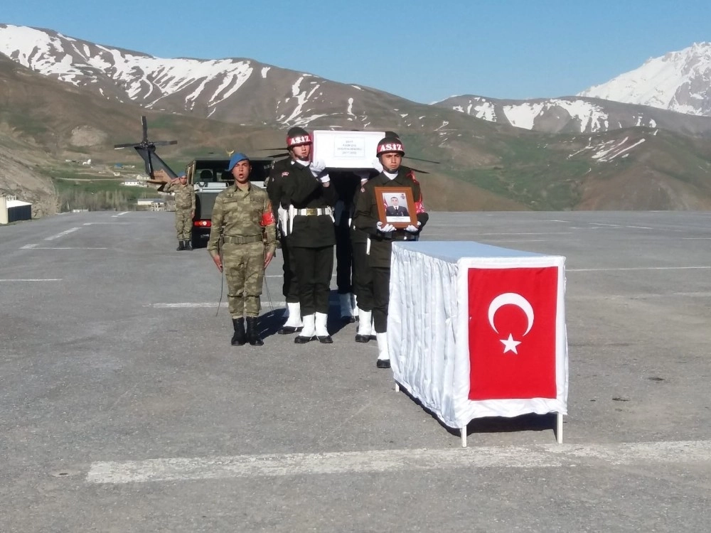 Hakkari Şehidi Memleketine Uğurlandı