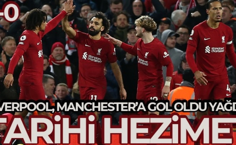 İngiltere’nin Liverpool’u, Manchester United'a gol yağdırdı 7-0