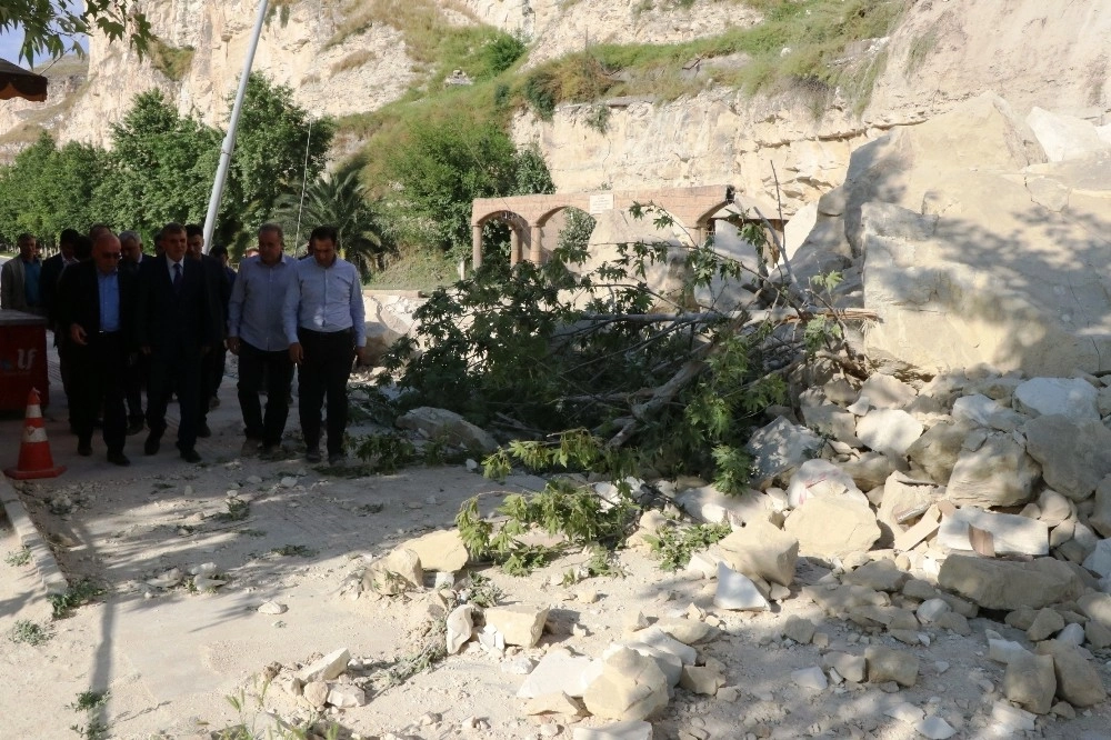 Beyazgül Heyelan Alanınında İnceleme Yaptı