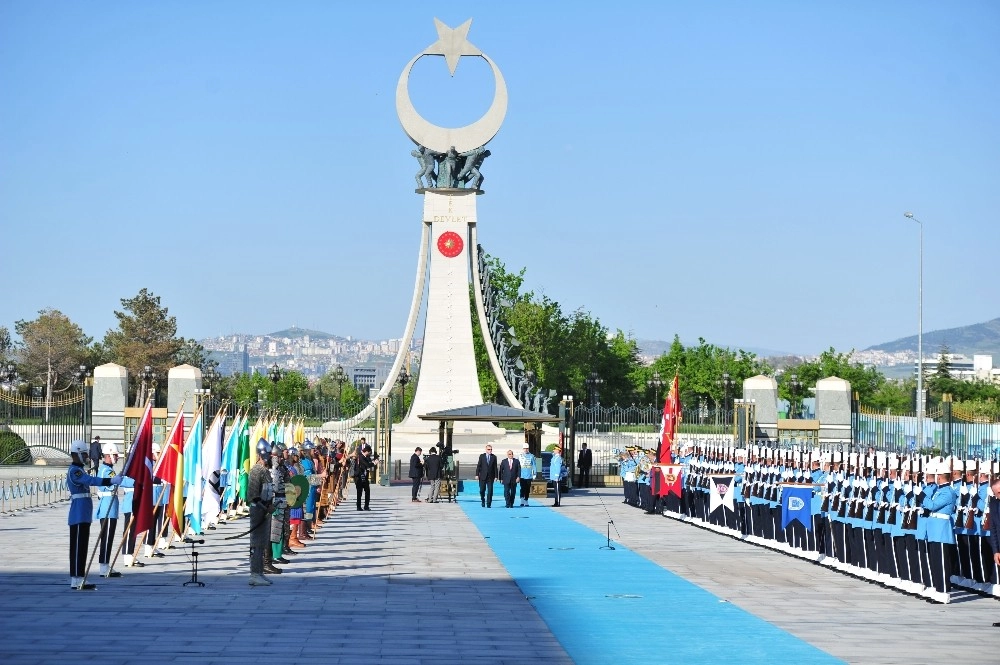 Cumhurbaşkanı Erdoğan, Irak Başbakanı Abdulmehdiyi Resmi Tören İle Karşıladı