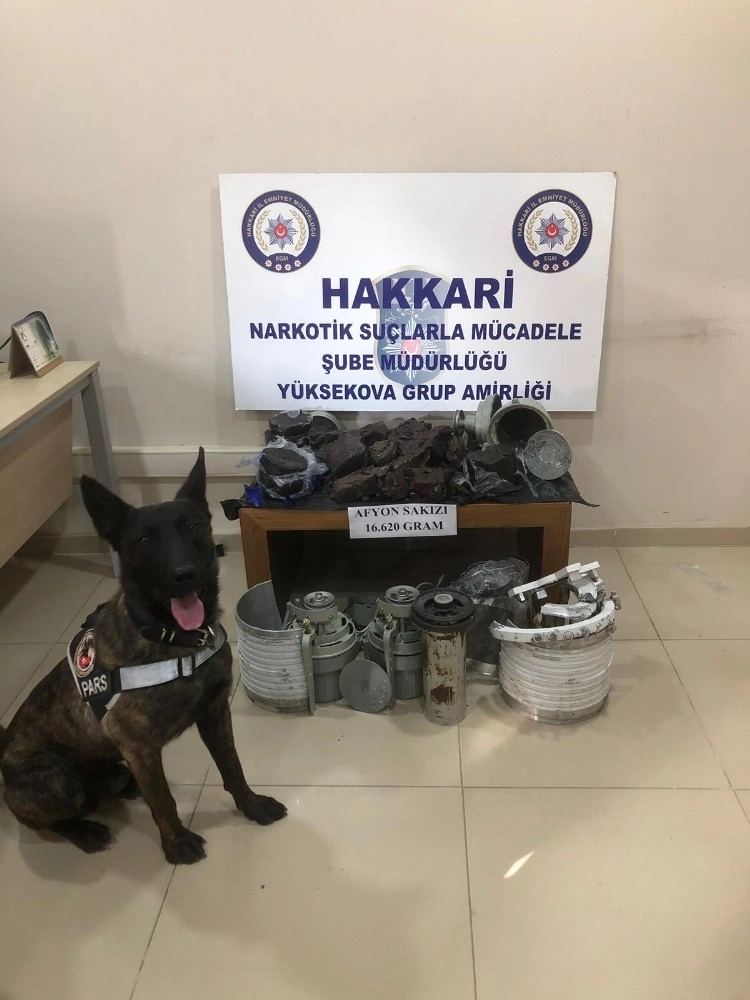 Hakkaride 16 Kilogram Uyuşturucu Ele Geçirildi