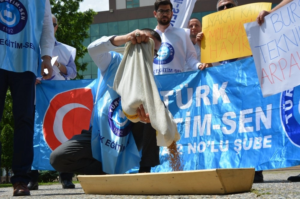 Btüde Arpalı Protesto