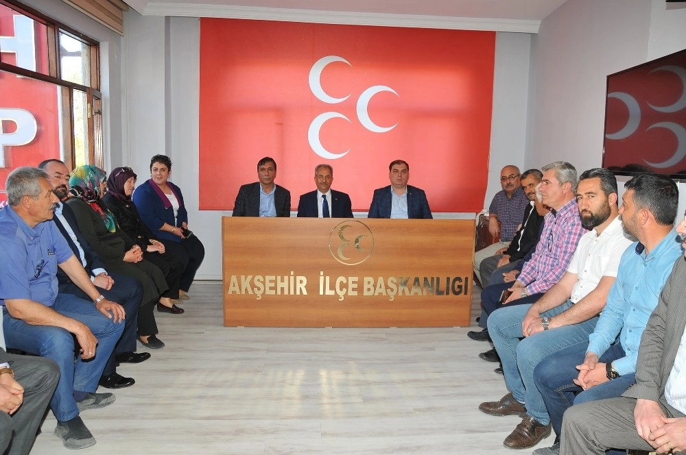 Başkan Akkaya Ve Ak Partiden Mhpye Teşekkür Ziyareti