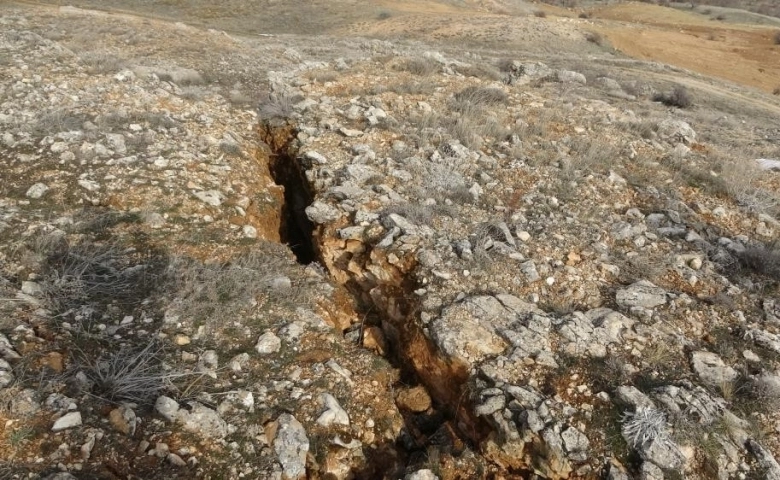 Malatya'da Bin 400 metre rakımda ürküten görüntü