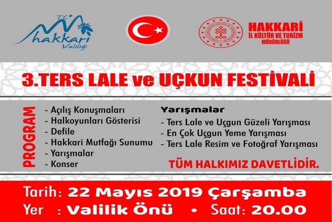 Hakkaride Ters Lale Ve Uçkun Festivali