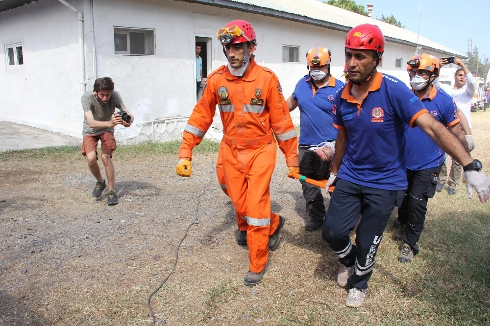 Denizkurdu 2019Da Gerçeğini Aratmayan Deprem Tatbikatı