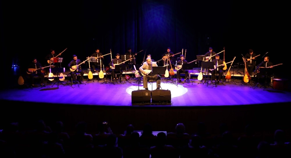 Gaünde Bağlama Konserine Yoğun İlgi