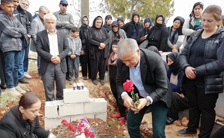 HDP Pazarcık İlçe Eşbaşkanı İper toprağa verildi