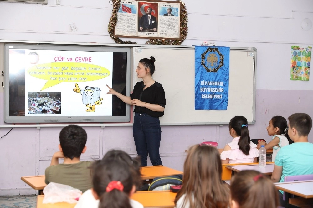 Büyükşehir Belediyesinden Öğrencilere Çevre Ve Geri Dönüşüm Eğitimi