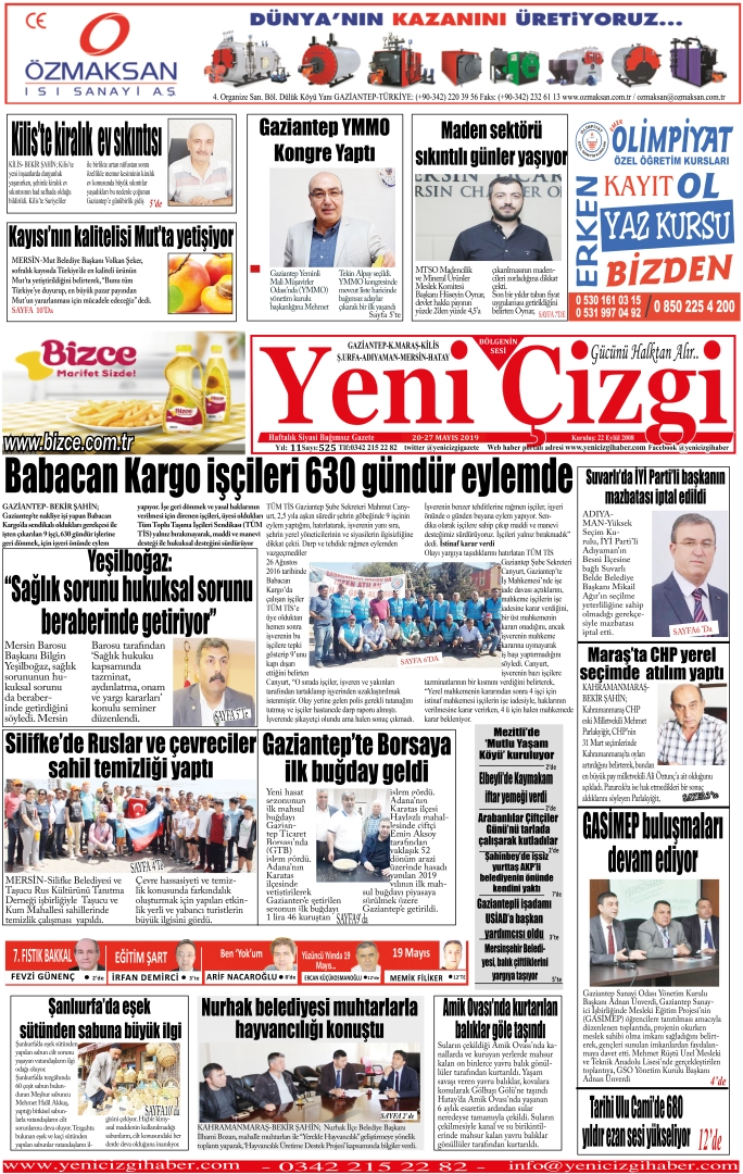 YENİ ÇİZGİ GAZETESİ