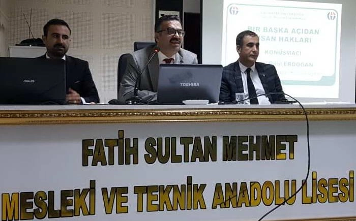 İmyodan Lise Son Sınıf Öğrencilerine İnsan Hakları Konferansı