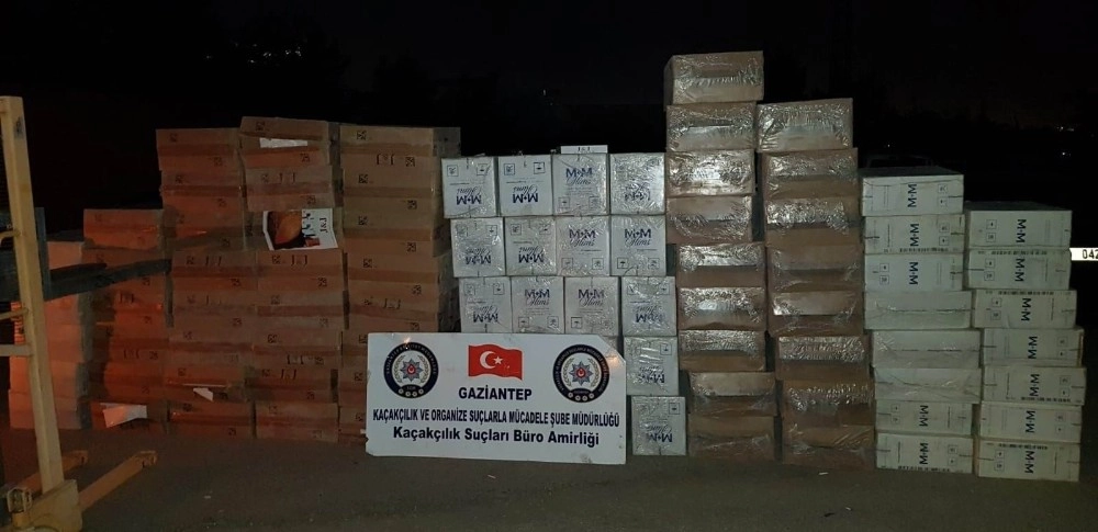 Gaziantep Merkezli 3 İlde Kaçak Sigara Operasyonu