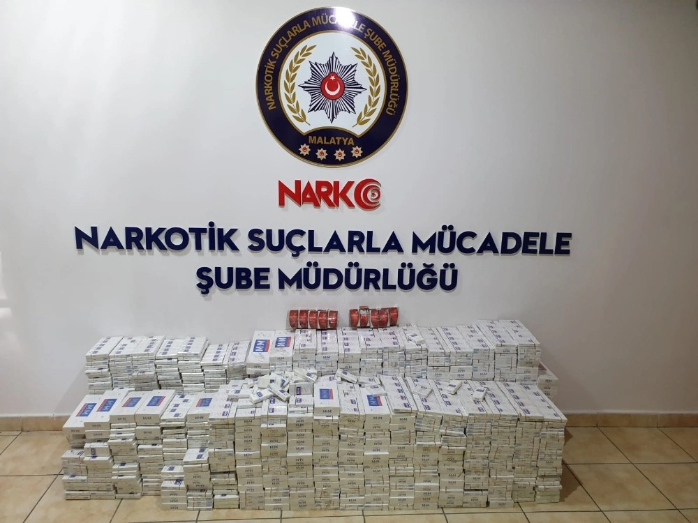 Malatyada 6 Bin 170 Paket Kaçak Sigara Ele Geçirildi