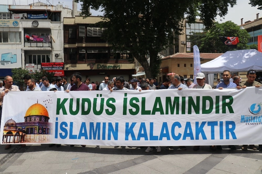 Dünya Kudüs Gününde Abd Ve İsrail Protesto Edildi