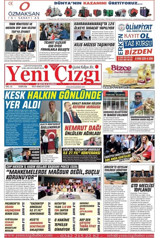 YENİ ÇİZGİ GAZETESİ 526. SAYI