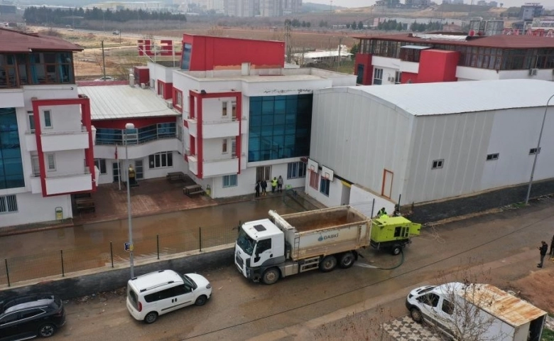 Gaziantep'te su baskınına anında müdahale