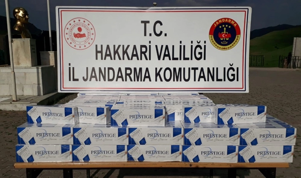 Yüksekovada 2 Bin Paket Kaçak Sigara Ele Geçirildi