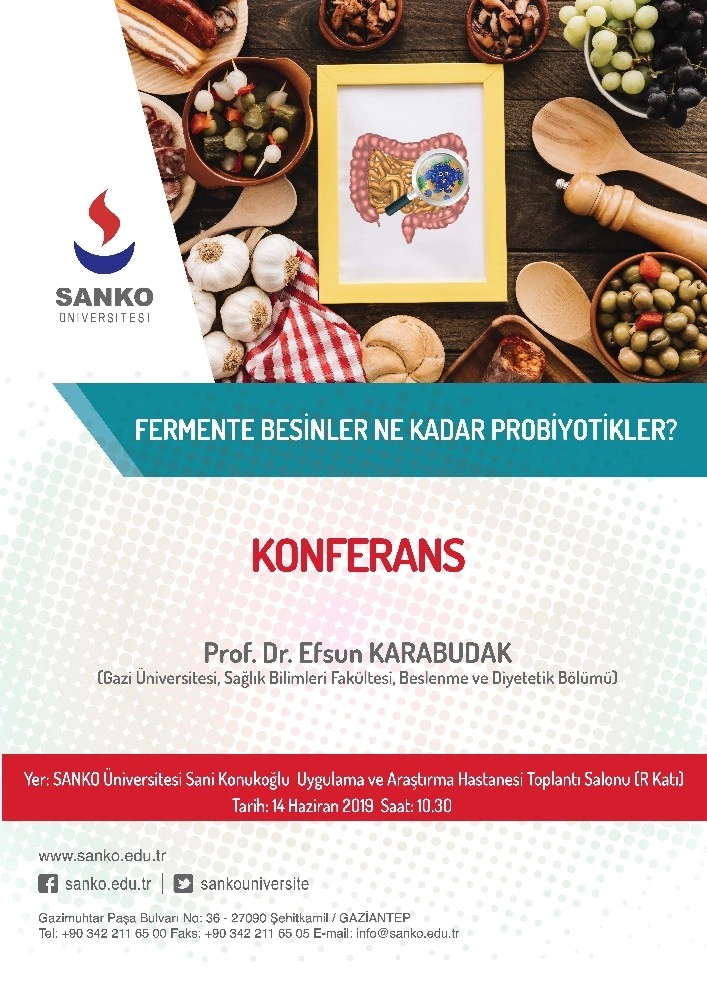 Sankoda "fermente Besinler Ne Kadar Probiyotikler" Konulu Konferans