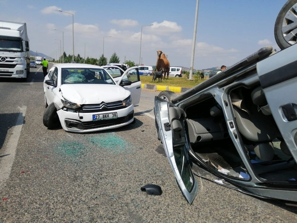 Kahramanmaraşta Trafik Kazası: 5 Yaralı