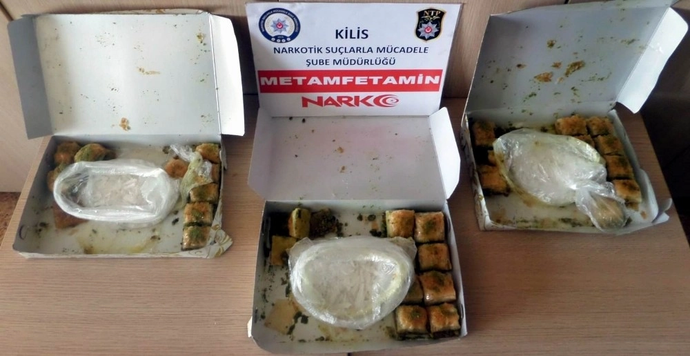 Baklava Kutularında Uyuşturucu