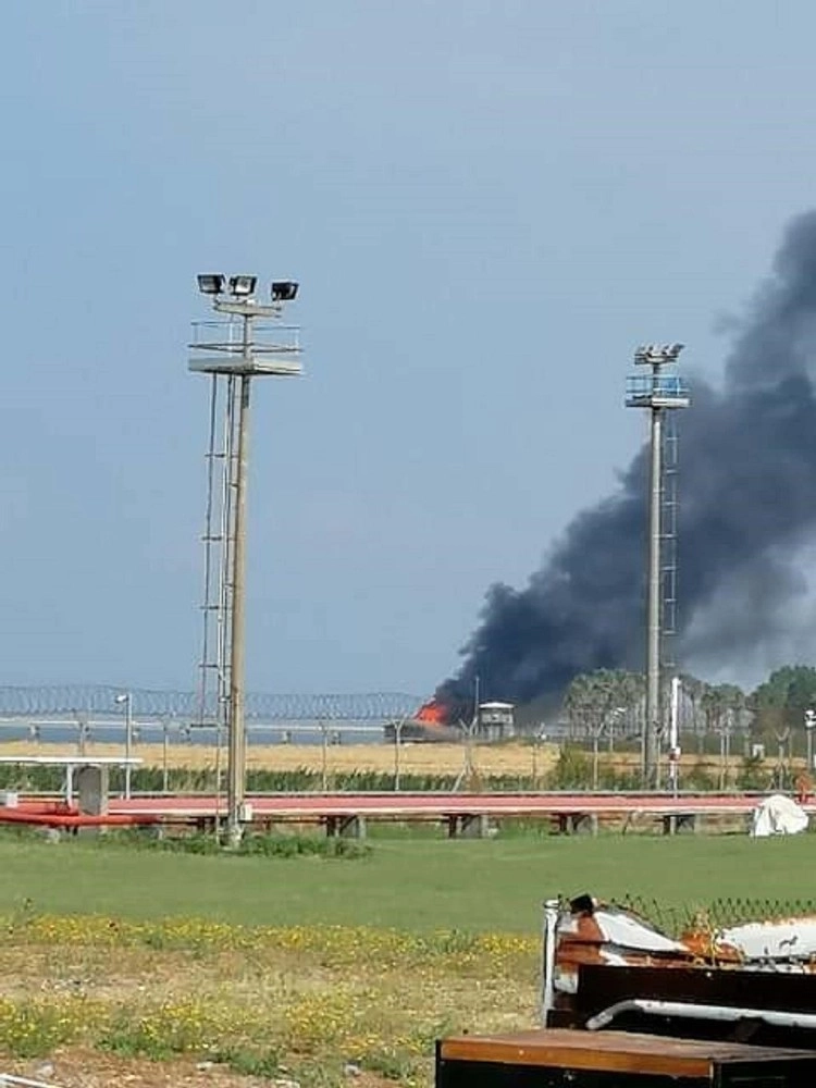 Botaş Terminali Sosyal Tesislerinde Lokanta Yangını