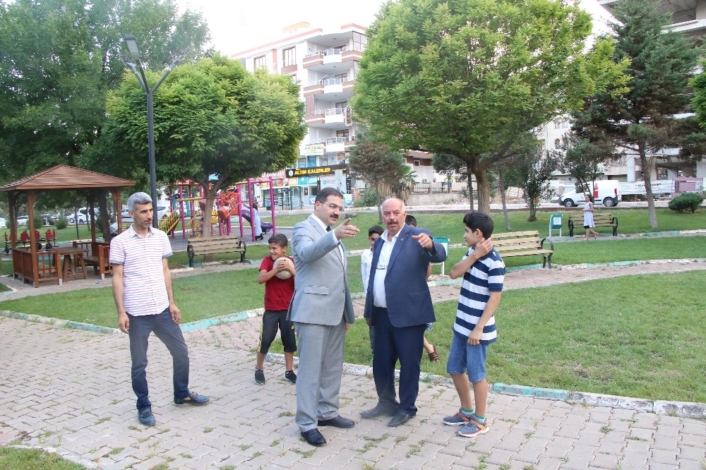 Canpolat Parkta İncelemelerde Bulundu