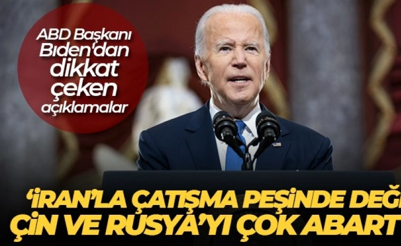 ABD Başkanı Joe Biden'dan dikkat çeken açıklamalar!