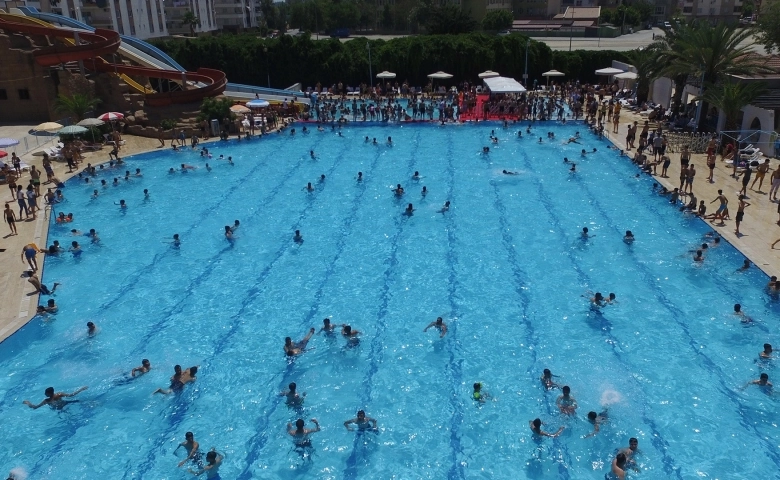 Mersin tarsus Su Parkına 99 günde 18 bin 45 ziyaretçi