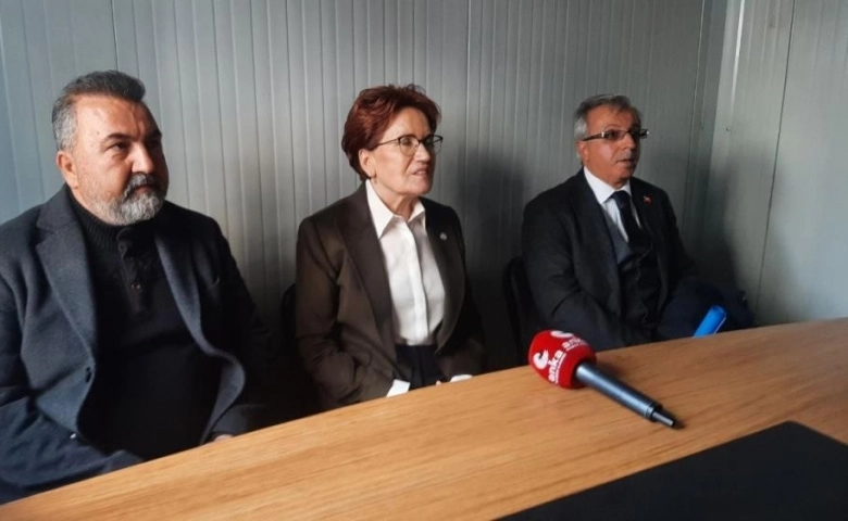 İYİ Parti Genel Başkanı Akşener, çadır kentlerde