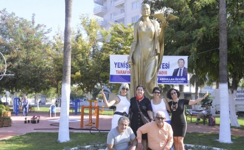 Mersin Yenişehir’i Barış Heykeli güzelleştirdi