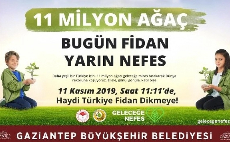 Gaziantep Büyükşehir'den “geleceğe nefes” kampanyasına destek