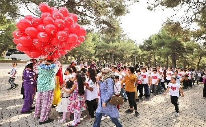 Şehitkamil Belediyesinden yetim çocuklar ve ailelere, piknik morali