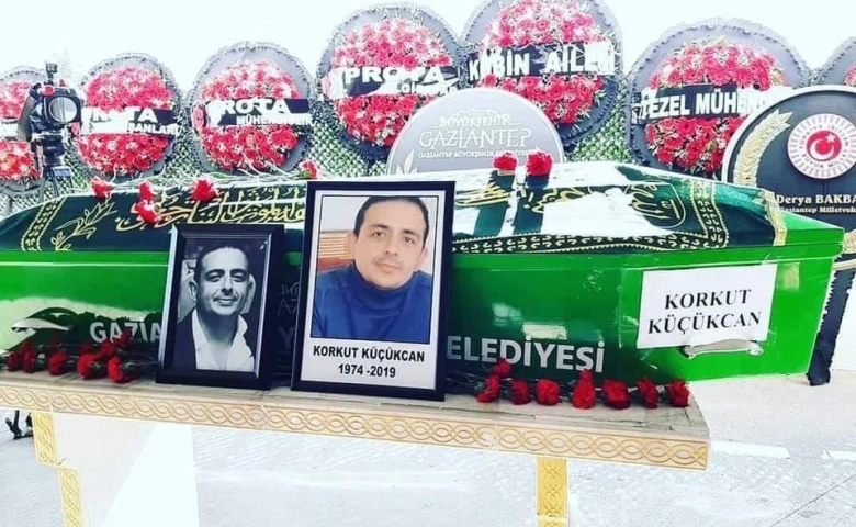 İnşaat Mühendisi Korkut Küçükcan son yolculuğuna uğurlandı