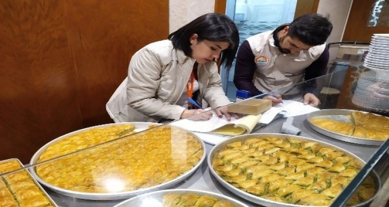 Gaziantep'te baklavacılara şok denetim