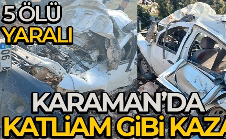 İşçileri taşıyan cip uçuruma yuvarlandı 5 ölü, 1 yaralı