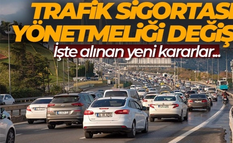 Trafik sigortası yönetmeliğinde değişiklik Resmi Gazetede yayımlandı