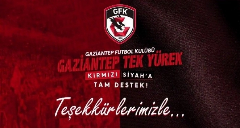 Gaziantep FK'ya destek gecesinde 240 bine yakın forma satıldı