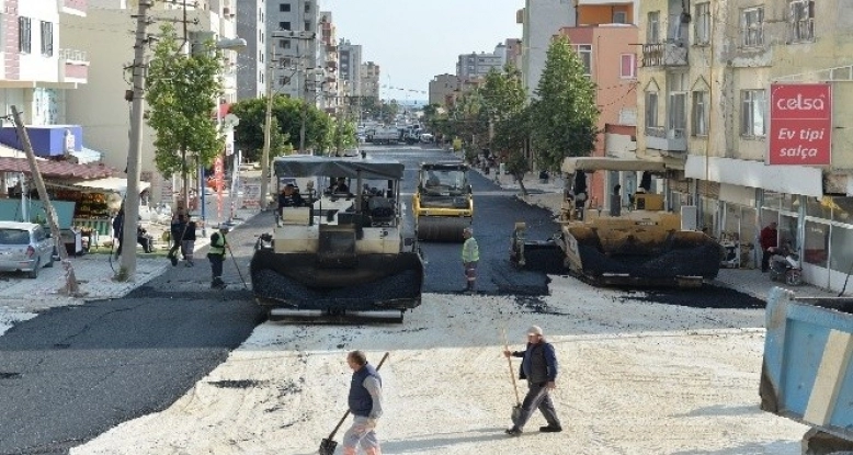 Mersin'de 9 ay içinde 126 bin 509 ton sıcak asfalt çalışması yapıldı